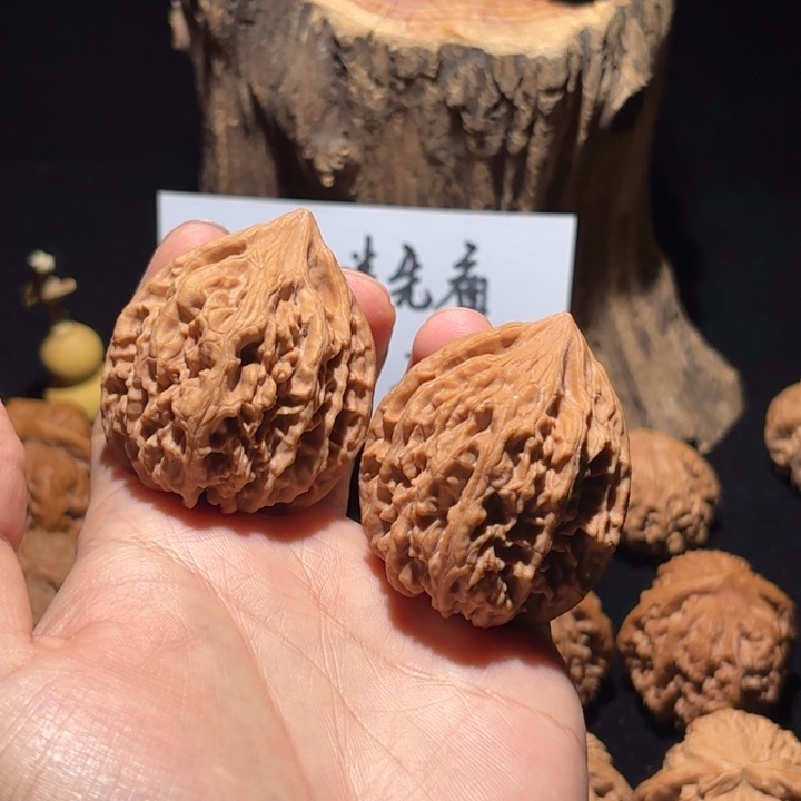 N***`文玩核桃吊坠鸡心17