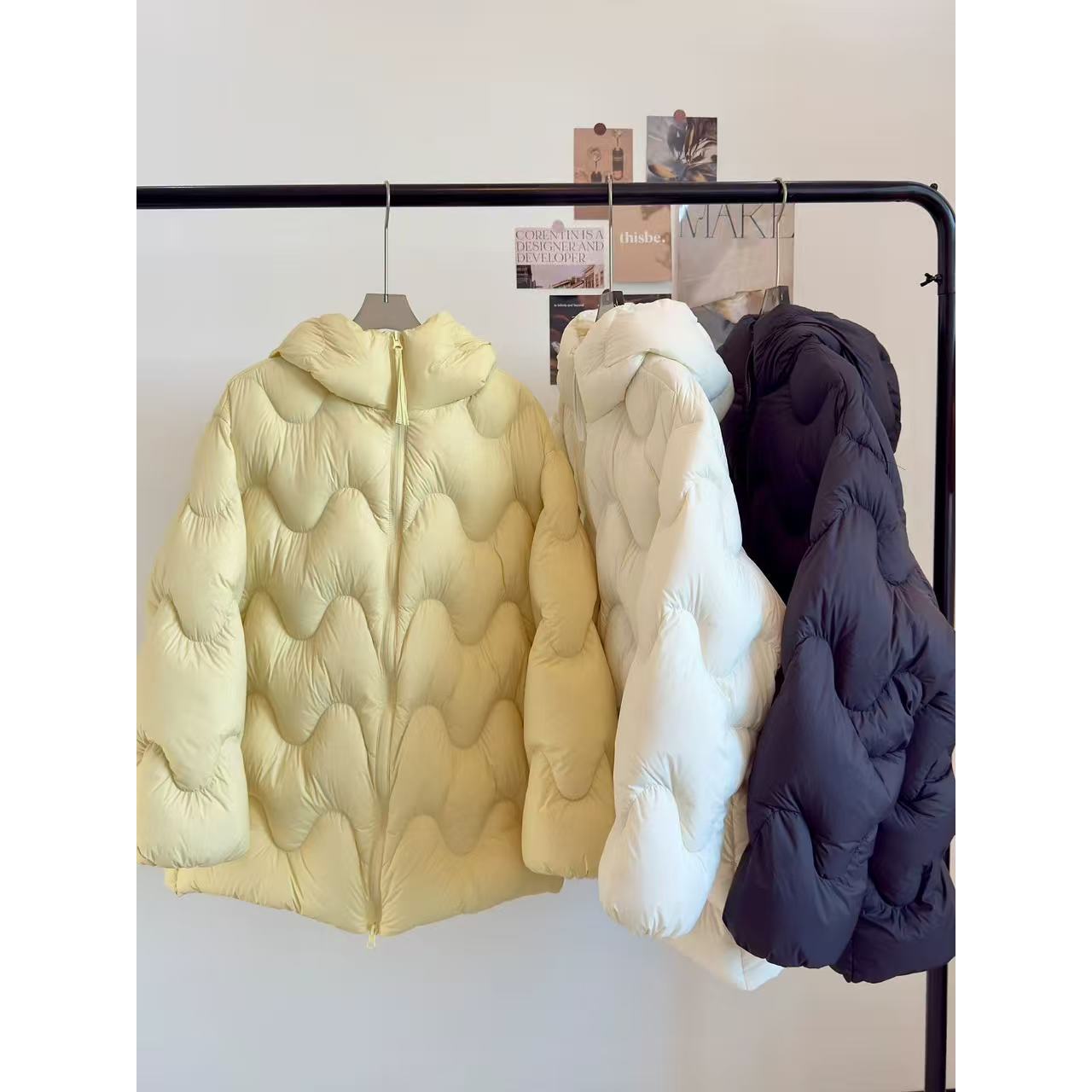 【云朵波浪小泡芙羽绒服】巨巨软！波浪设计泡芙感羽绒服306