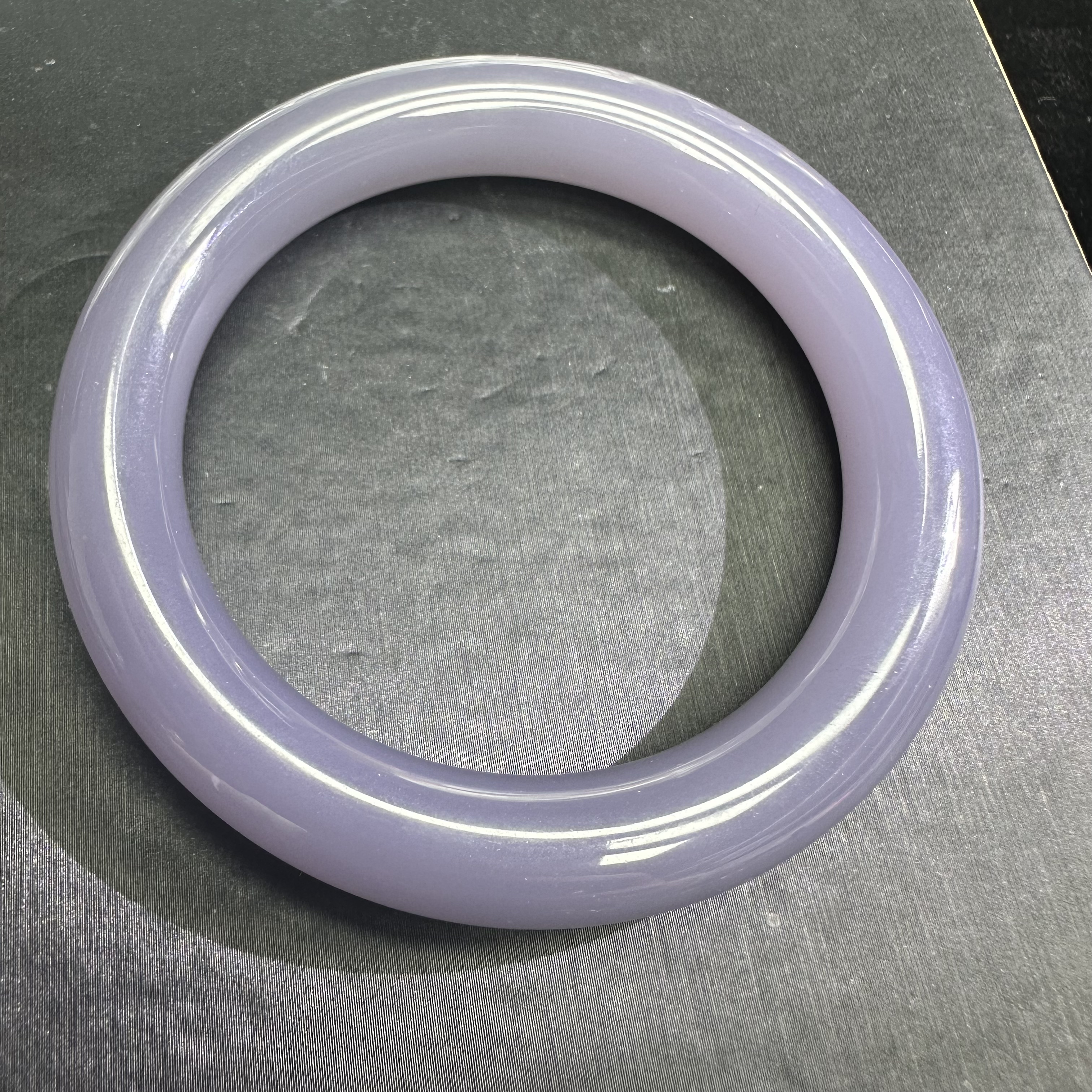 烟紫色圆条手镯F99