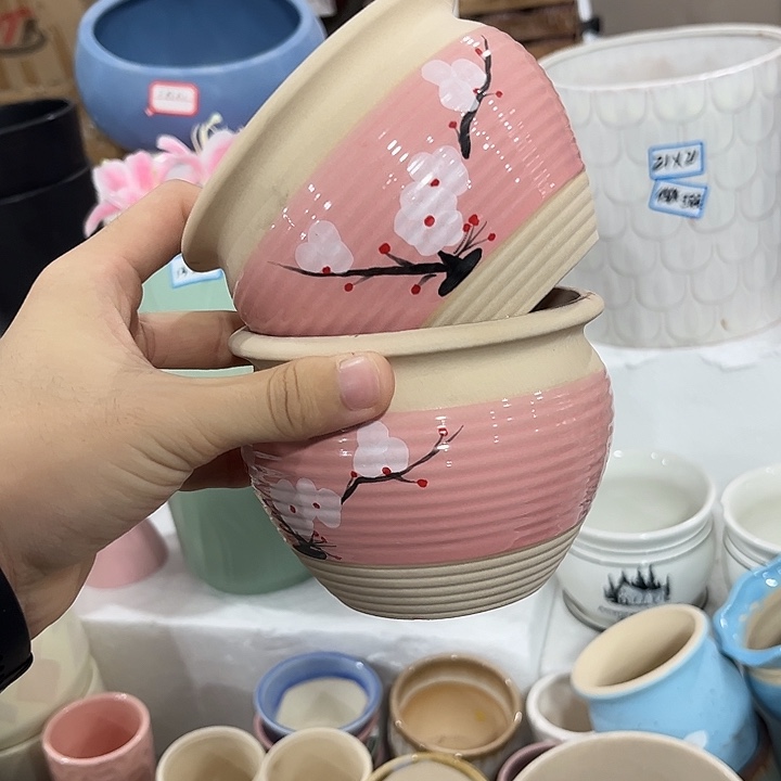 福利价陶瓷花盆全场10包邮