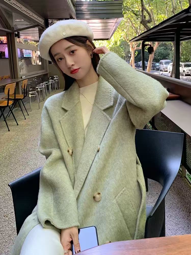 小霞定制【长毛款】高端轻奢大衣801H