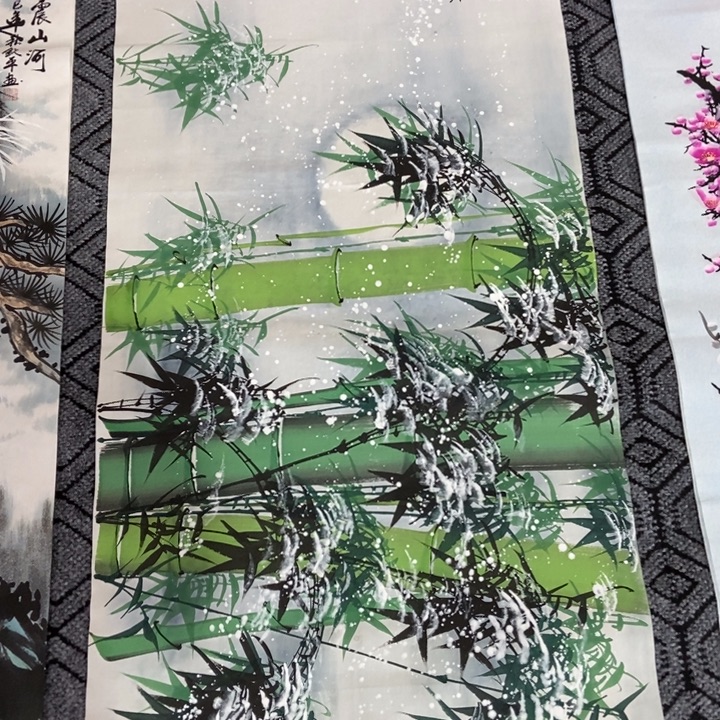 枕书斋画廊的直播间