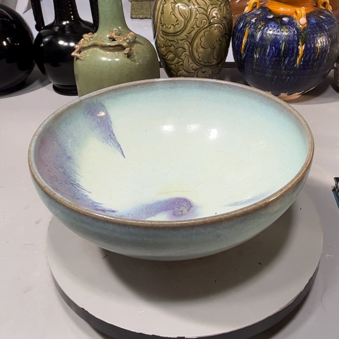 瓶钧窑碗品相完美