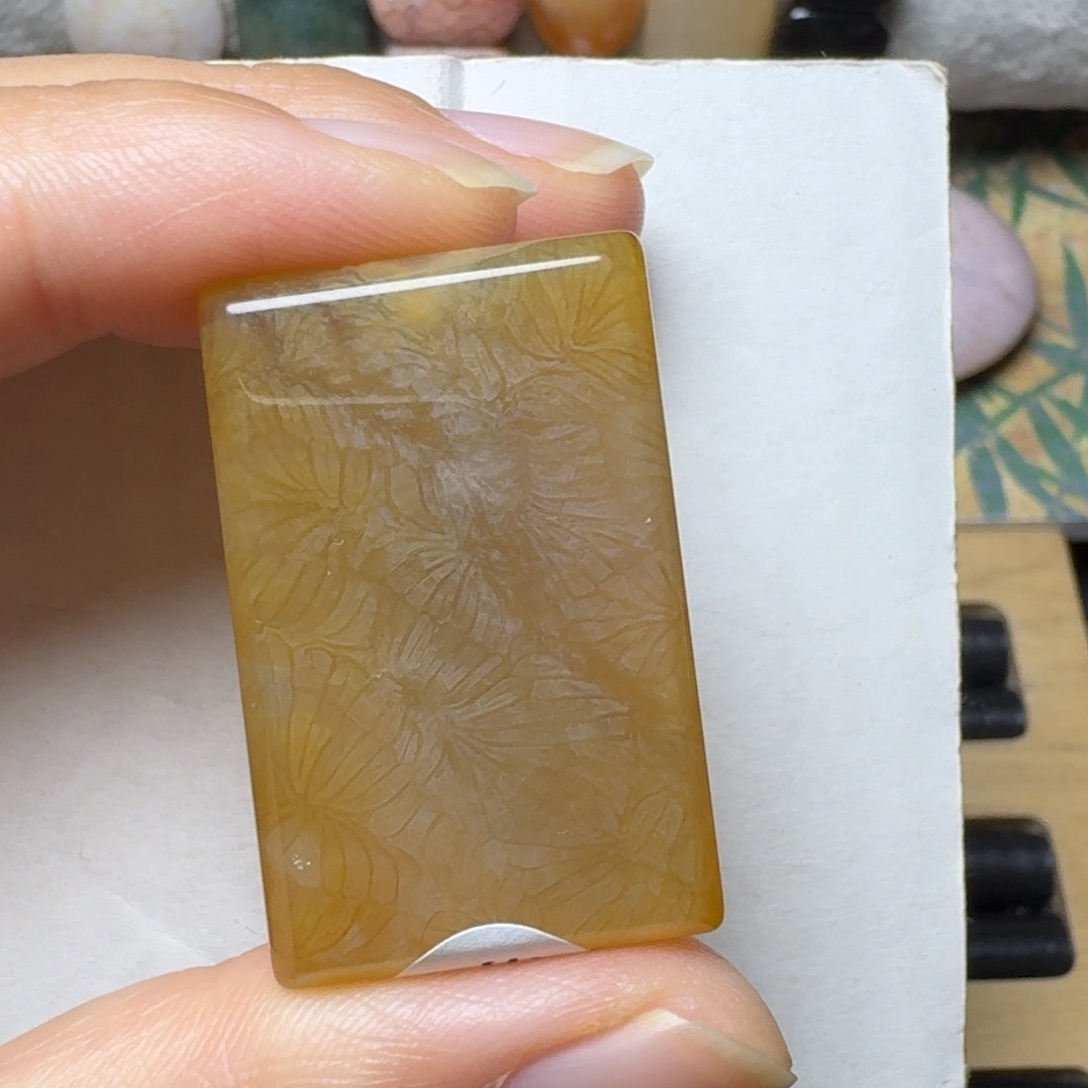 硅化玉糖凤尾未镶嵌