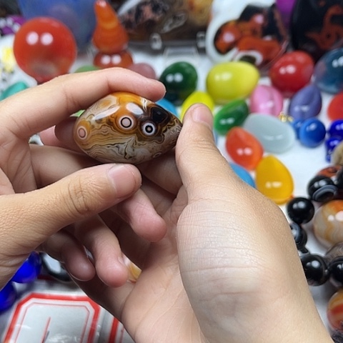 玛瑙/玉髓颈饰合金