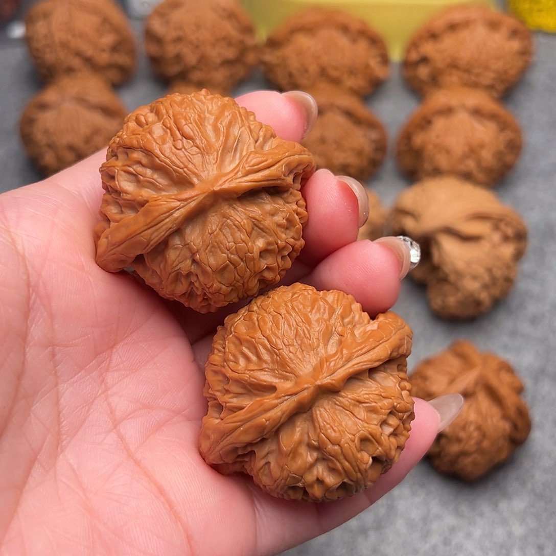 把件文玩核桃精品宫灯狮子头45全品毕业款