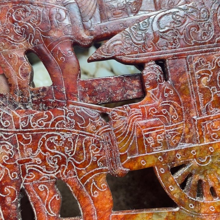 山***峰和田玉（糖玉）未镶嵌颈饰