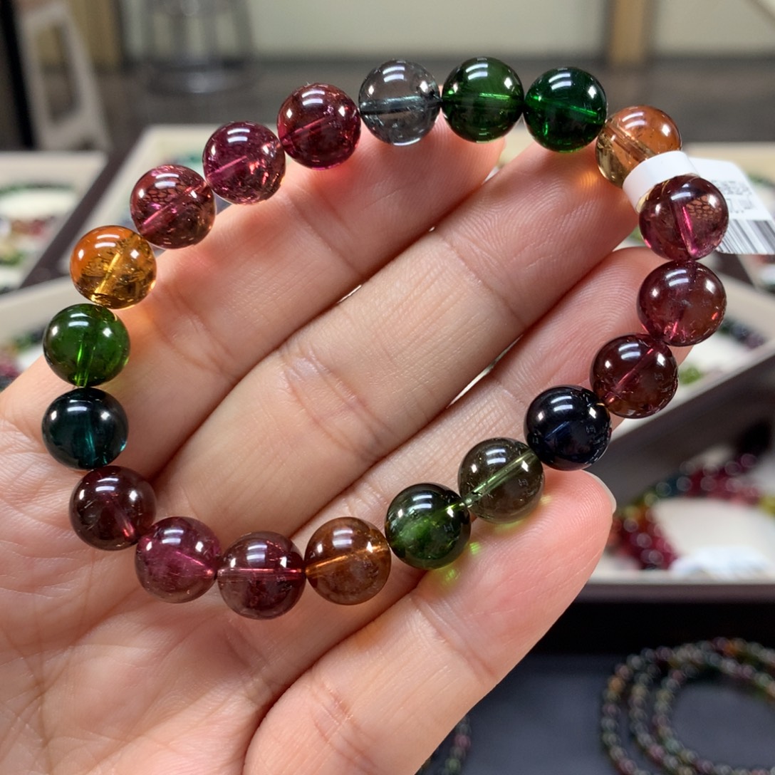 碧玺手链未镶嵌9.6左右