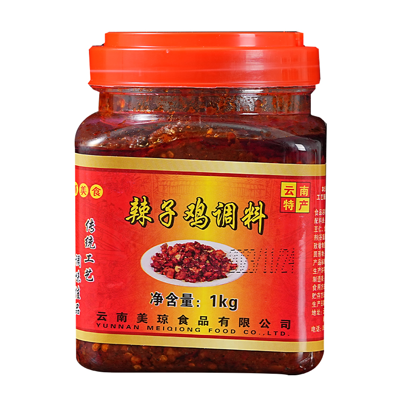 LiMeiQiong/李美琼辣子鸡调料1000克瓶装