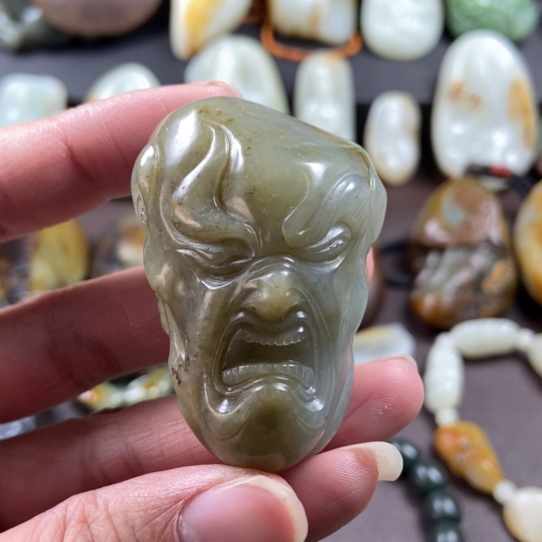 和田玉把件未镶嵌