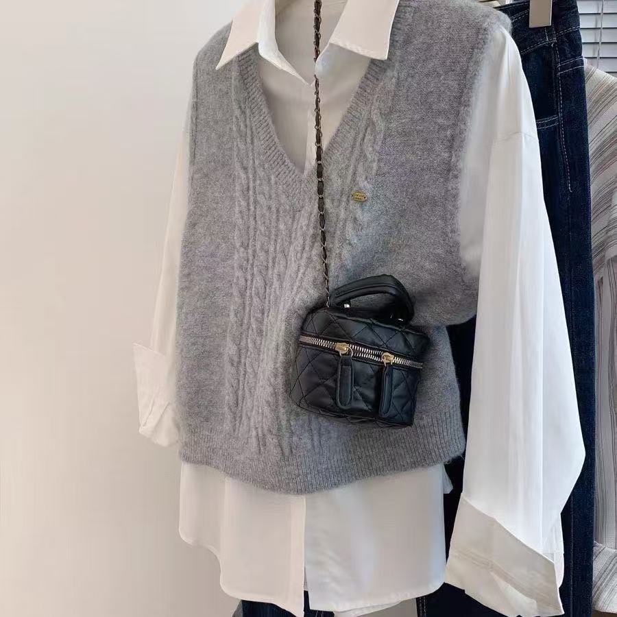 新款原味奶茶款式轻奢时尚女包单肩包斜肩包1