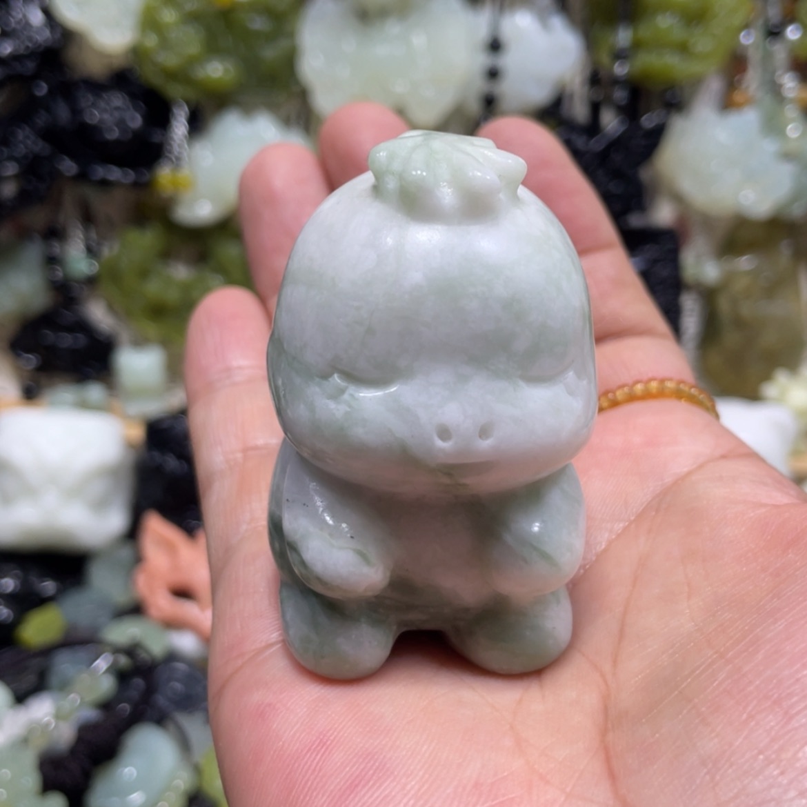 【闪购商品】岫玉颈饰未镶嵌39手把