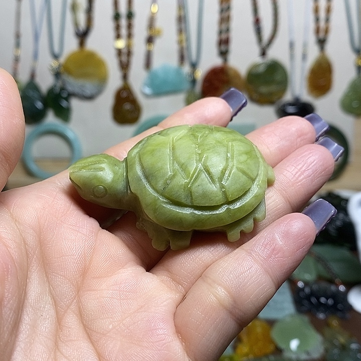 蛇纹石玉手把未镶嵌