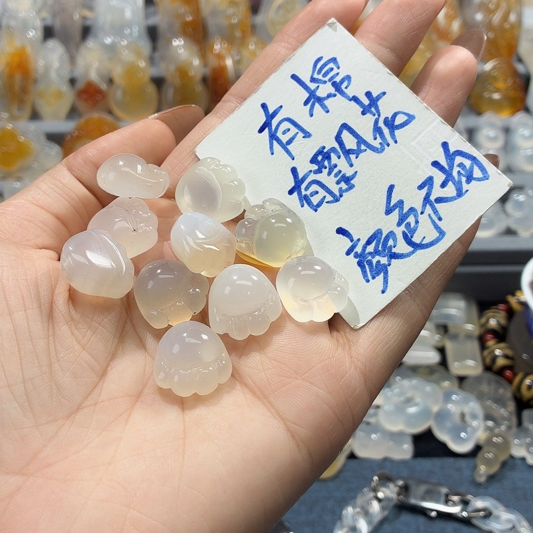 玛瑙/玉髓未镶嵌吊坠(不含链)