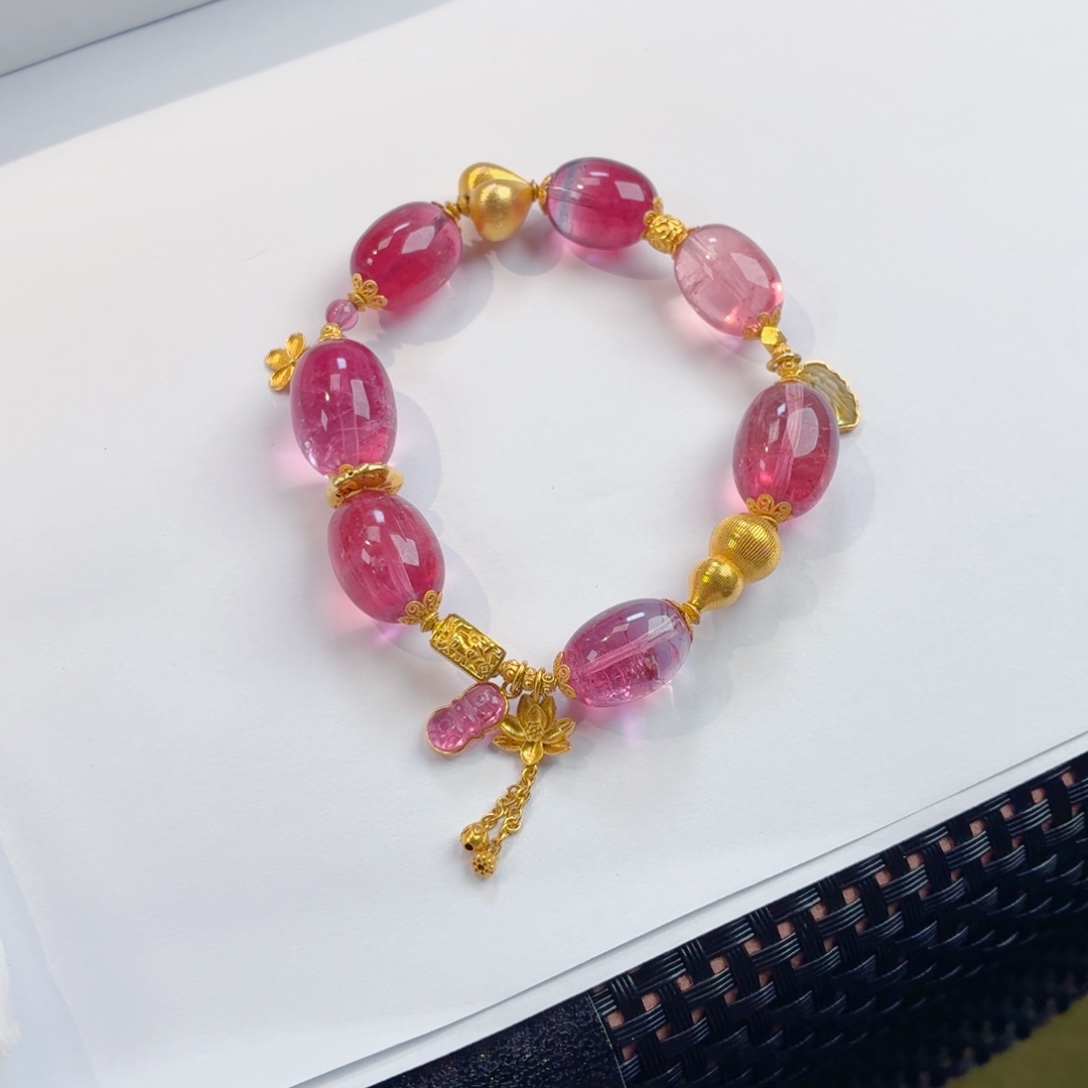 碧玺手链未镶嵌碧玺手链