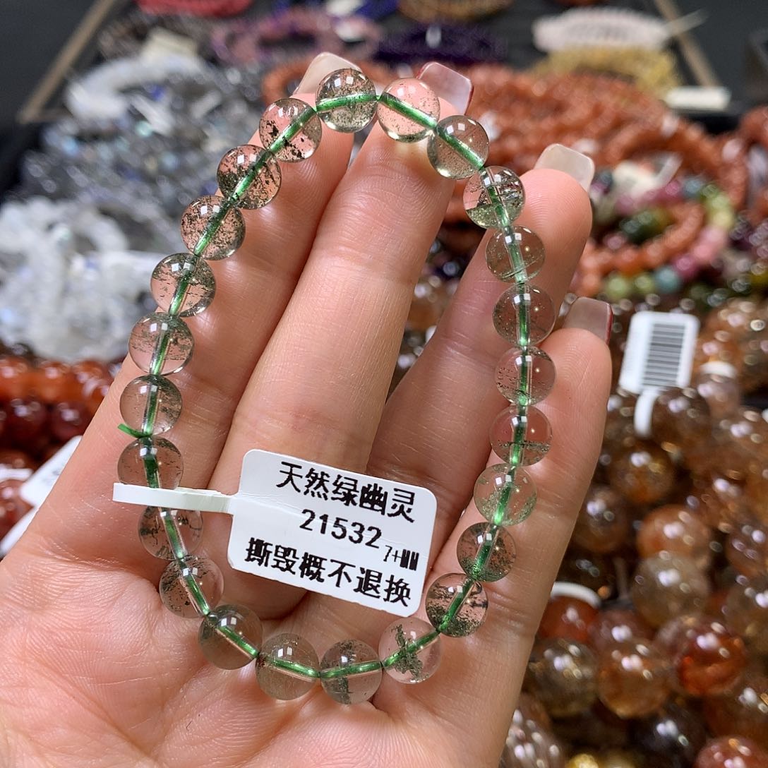 水晶手链未镶嵌，
