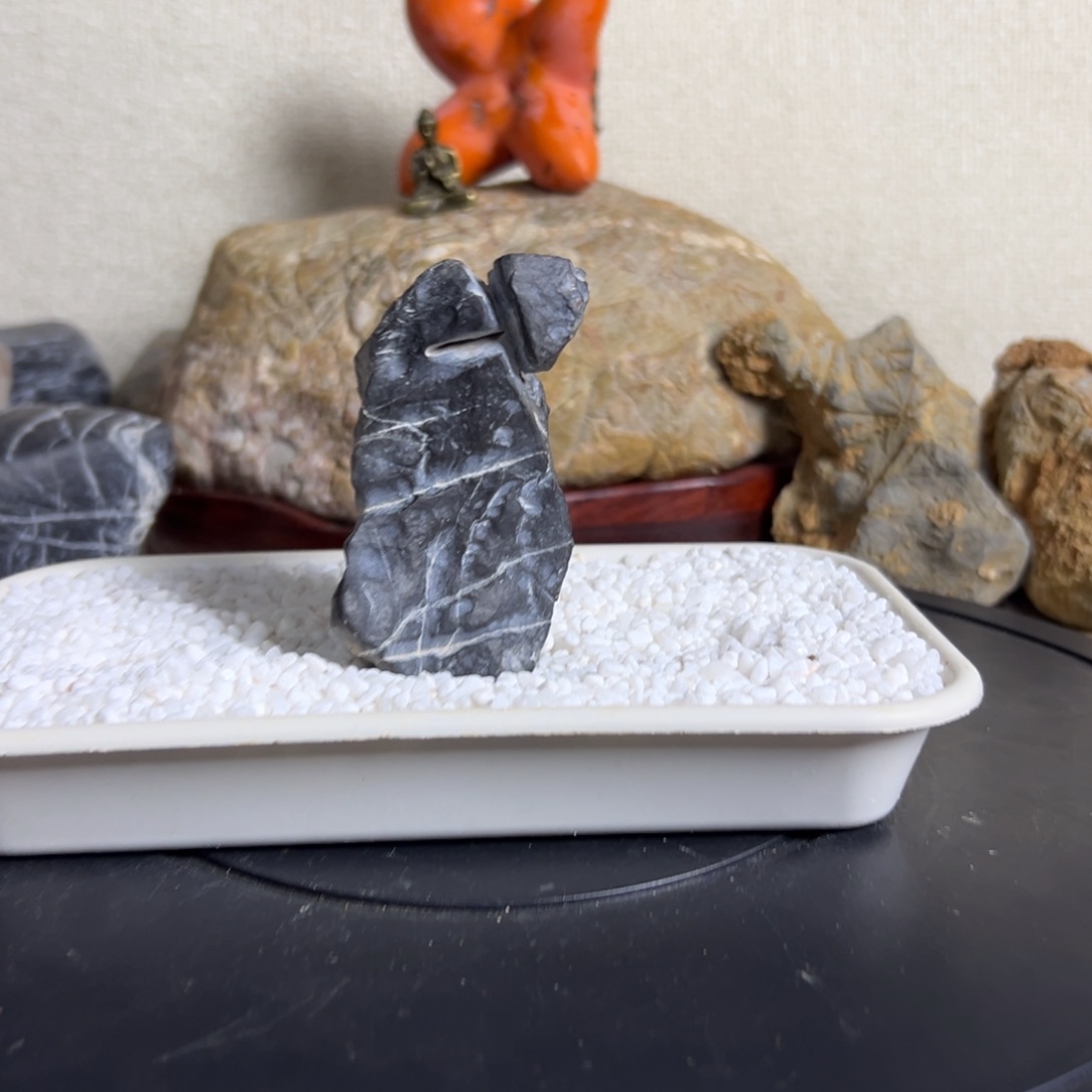 石材灵璧石天然原石手把