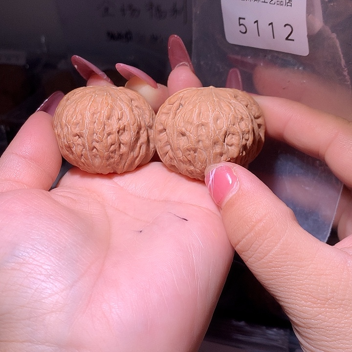 怦***动文玩核桃把件铁锤42