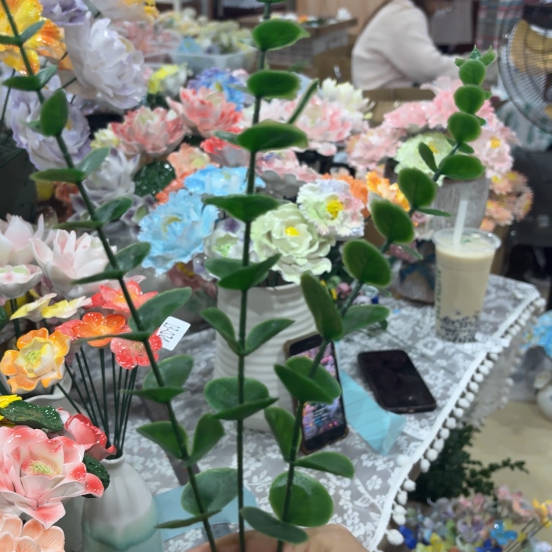 陶瓷花，拍满20发货，退款拉黑，三支