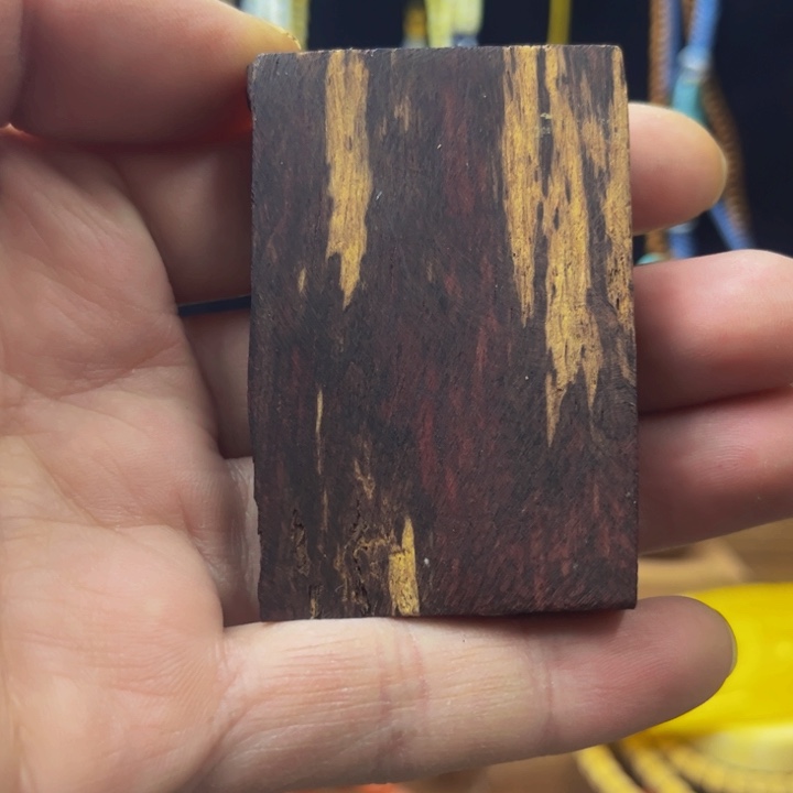 花梨木类37克红降花梨公无事牌原料4-6-10