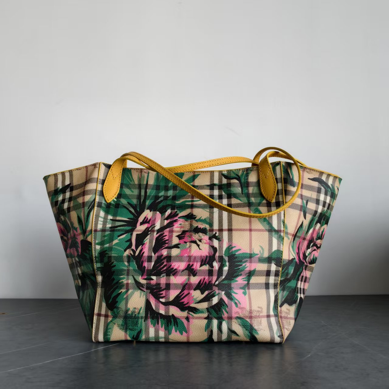 95新 BURBERRY/博柏利 a965单肩手提包托特包