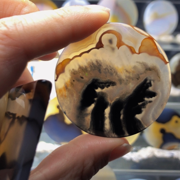 合金玛瑙/玉髓珠宝奇石14有瑕