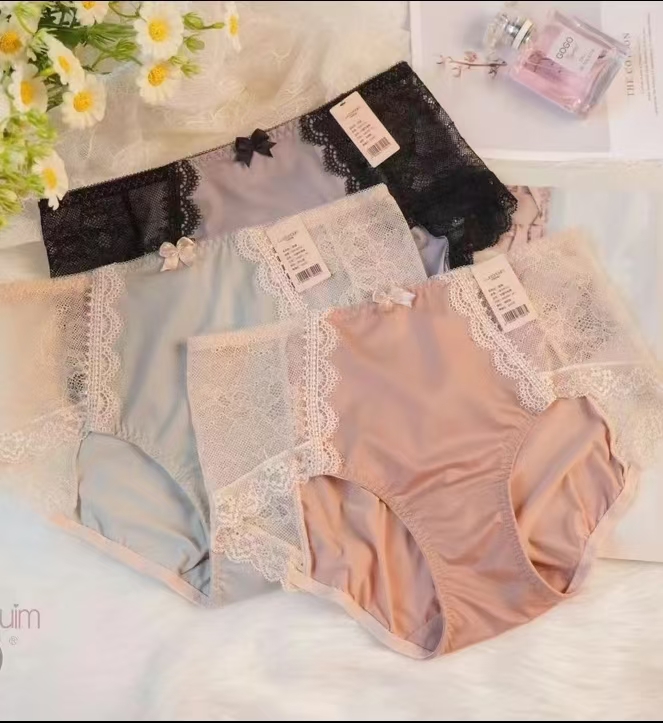 GM84257+GM24710性感透气法式女三角内裤舒适薄款蕾丝女士