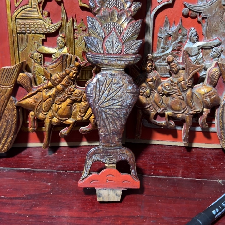 花***君木木雕工艺品摆件