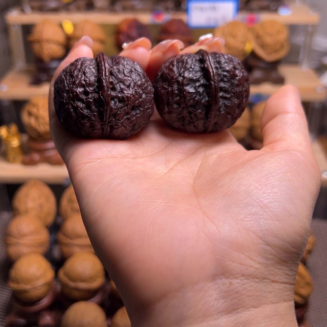 嘉***店桃核把件龟甲元宝H03