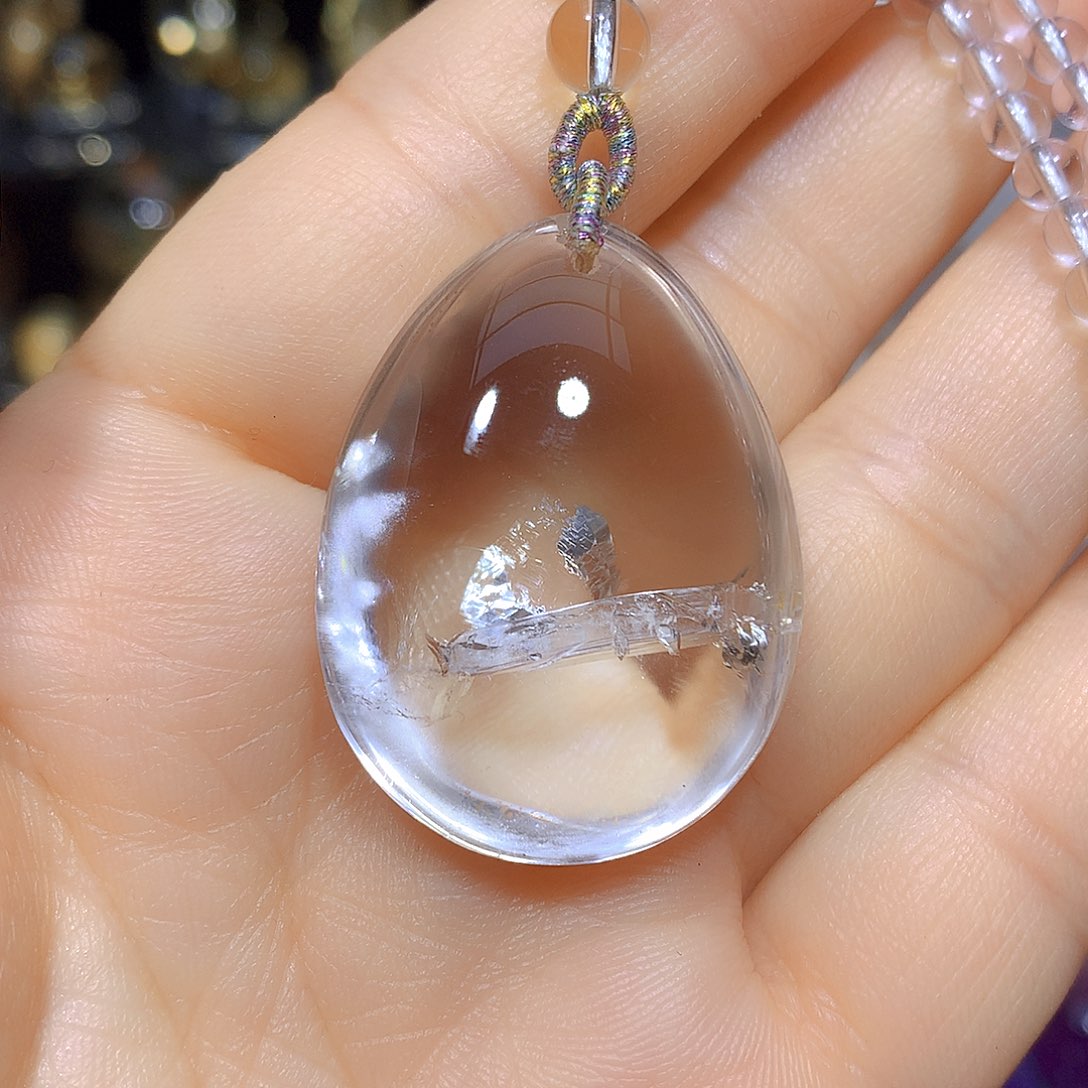水晶吊坠未镶嵌天然水晶