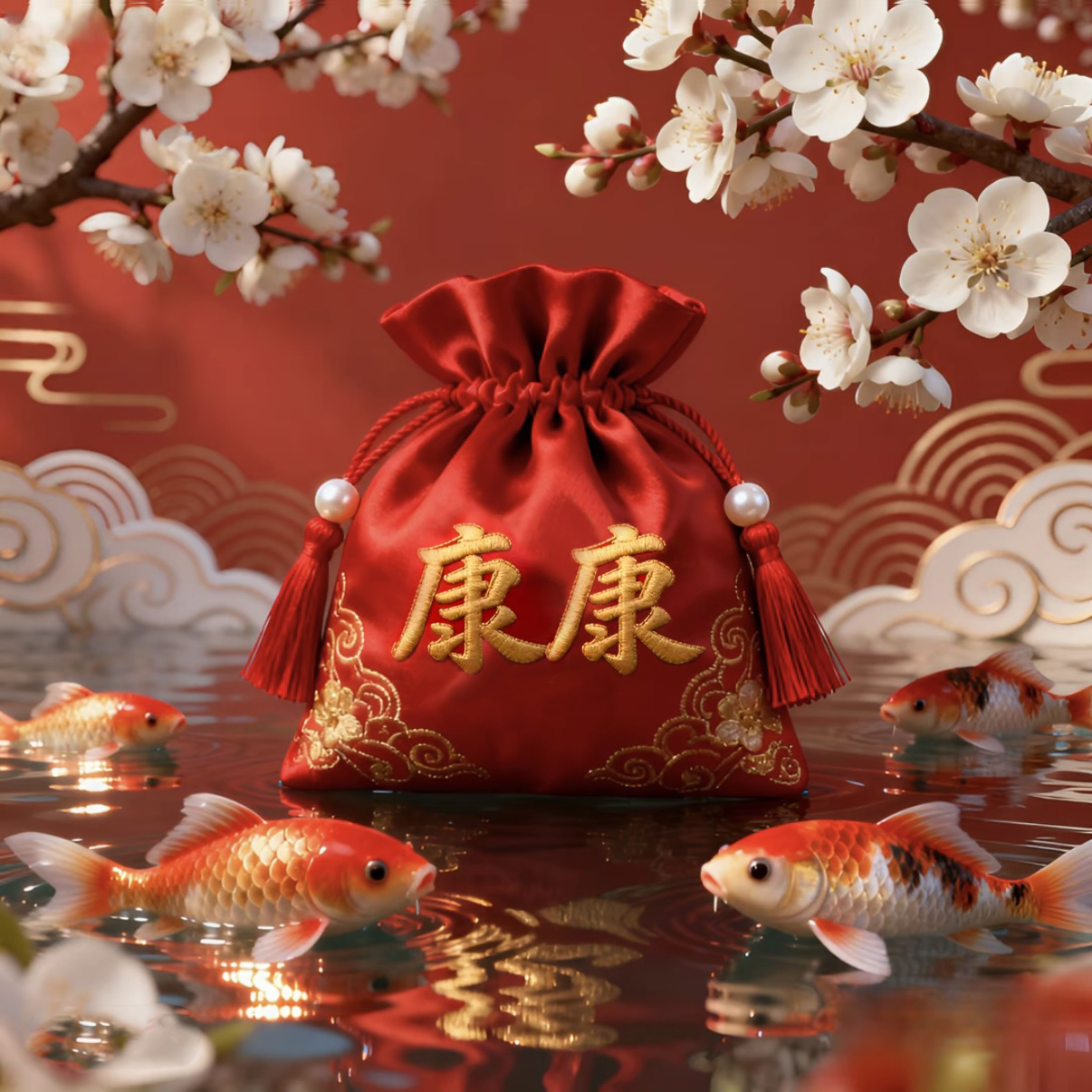 【2号】康康【师傅推荐】手绘生肖贴纸福卡