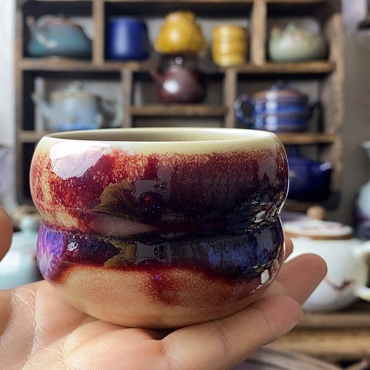 中国神后钧瓷茶具