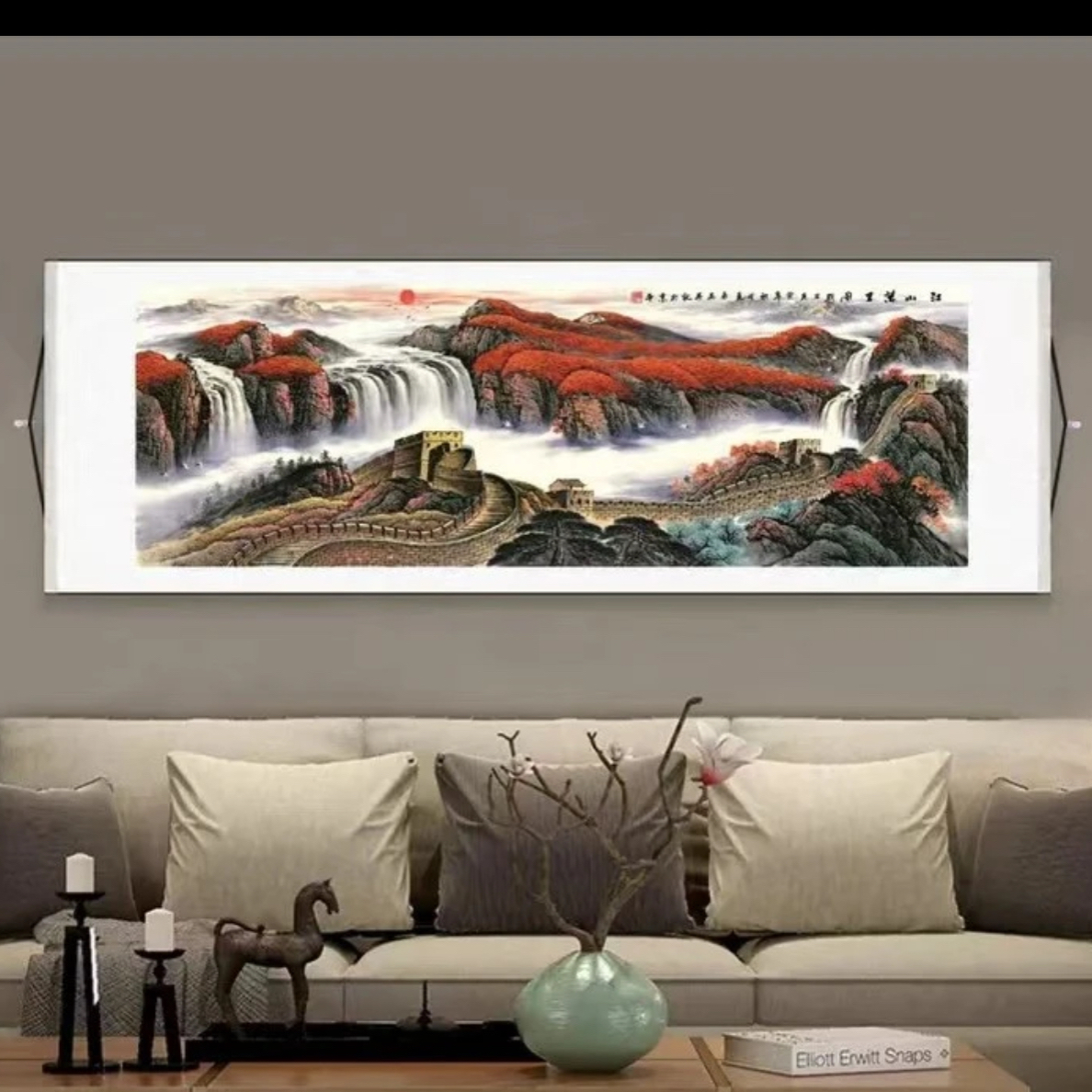 《江山万里》220*72 陈克永作品