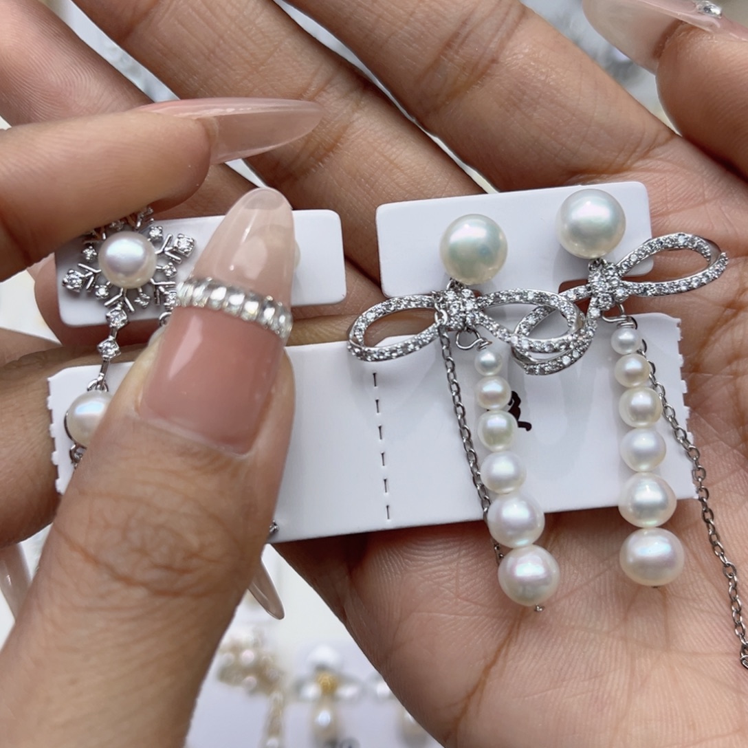 蛋****淡水珍珠戒指合金