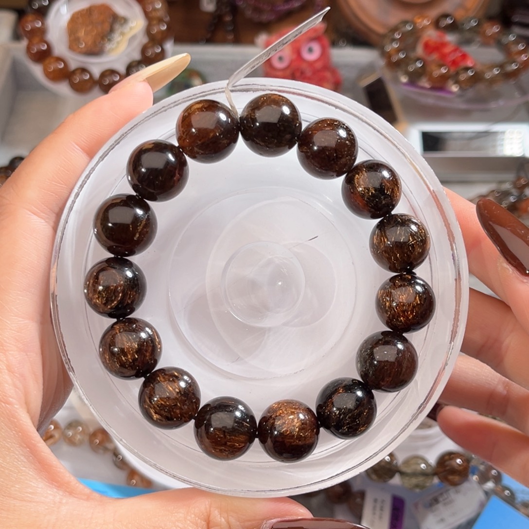 m***y未镶嵌手链水晶黑金超七14