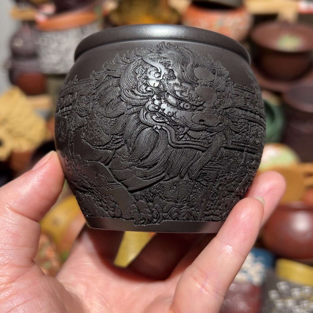 紫砂茶杯宜兴紫砂主人杯