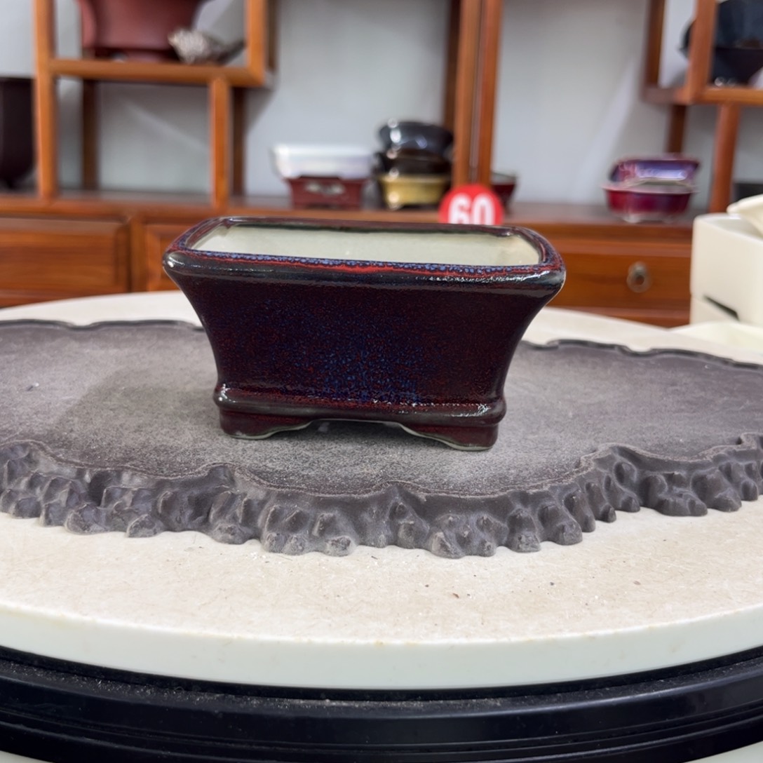 紫砂花盆瑕疵6-12-10。。