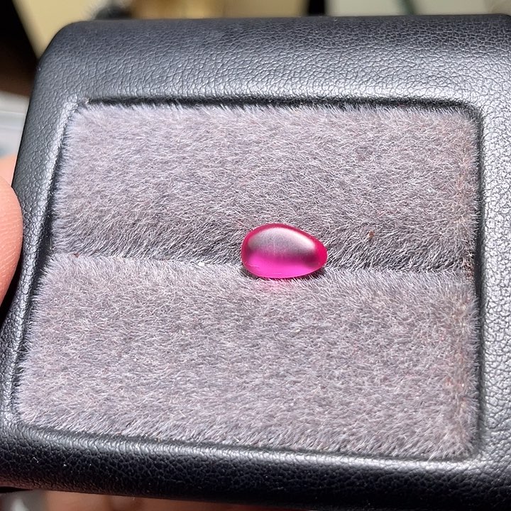 定制尖晶石未镶嵌女戒指缅甸天然抹谷无优化绝地武士1.5克拉