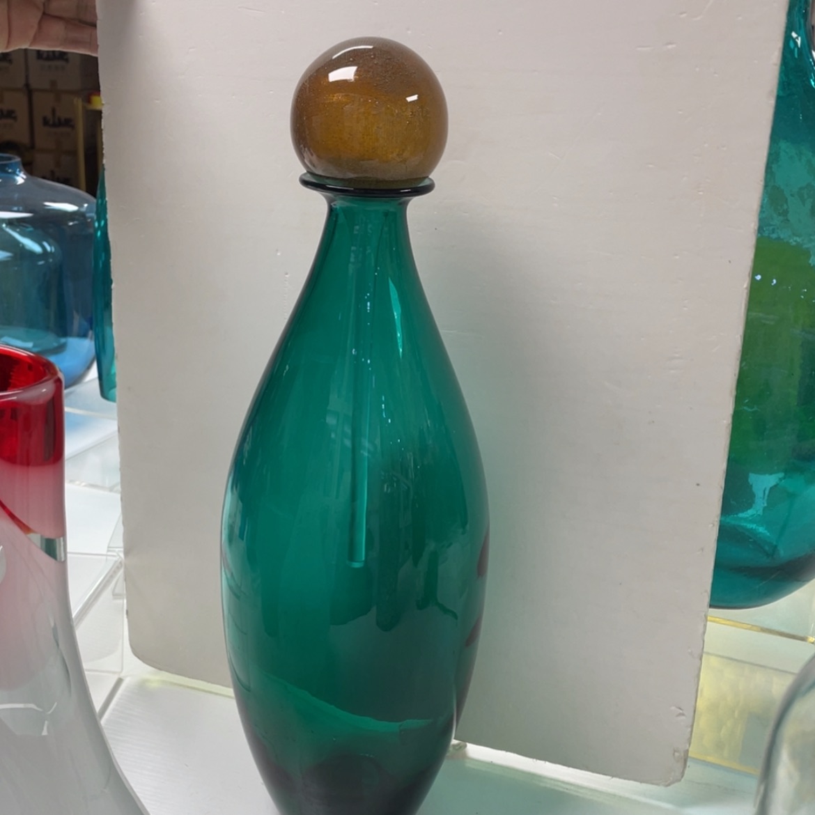 【闪购商品】琉璃手工艺术花瓶摆件 高47