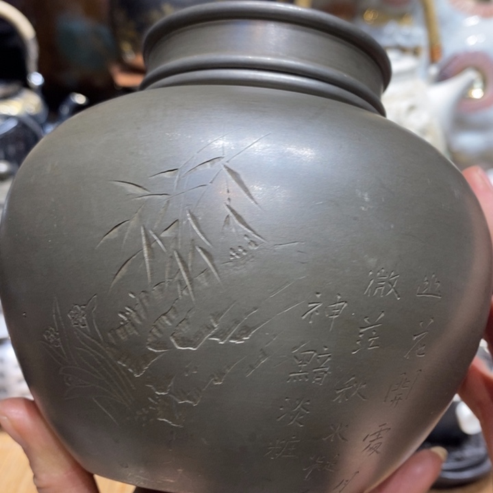 蜜安罐瓷香炉锡茶则国****服