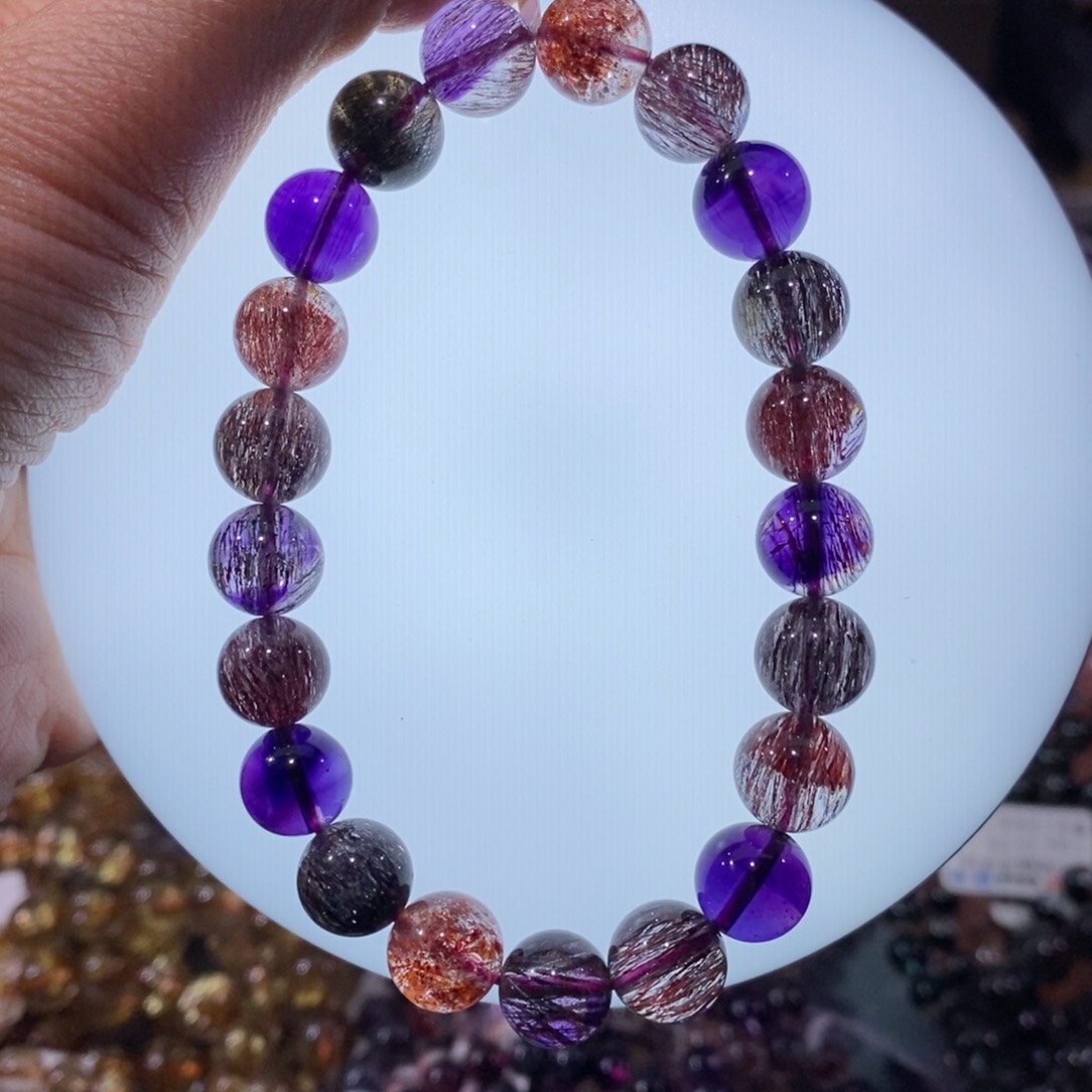 水晶手串未镶嵌手链9.8mm