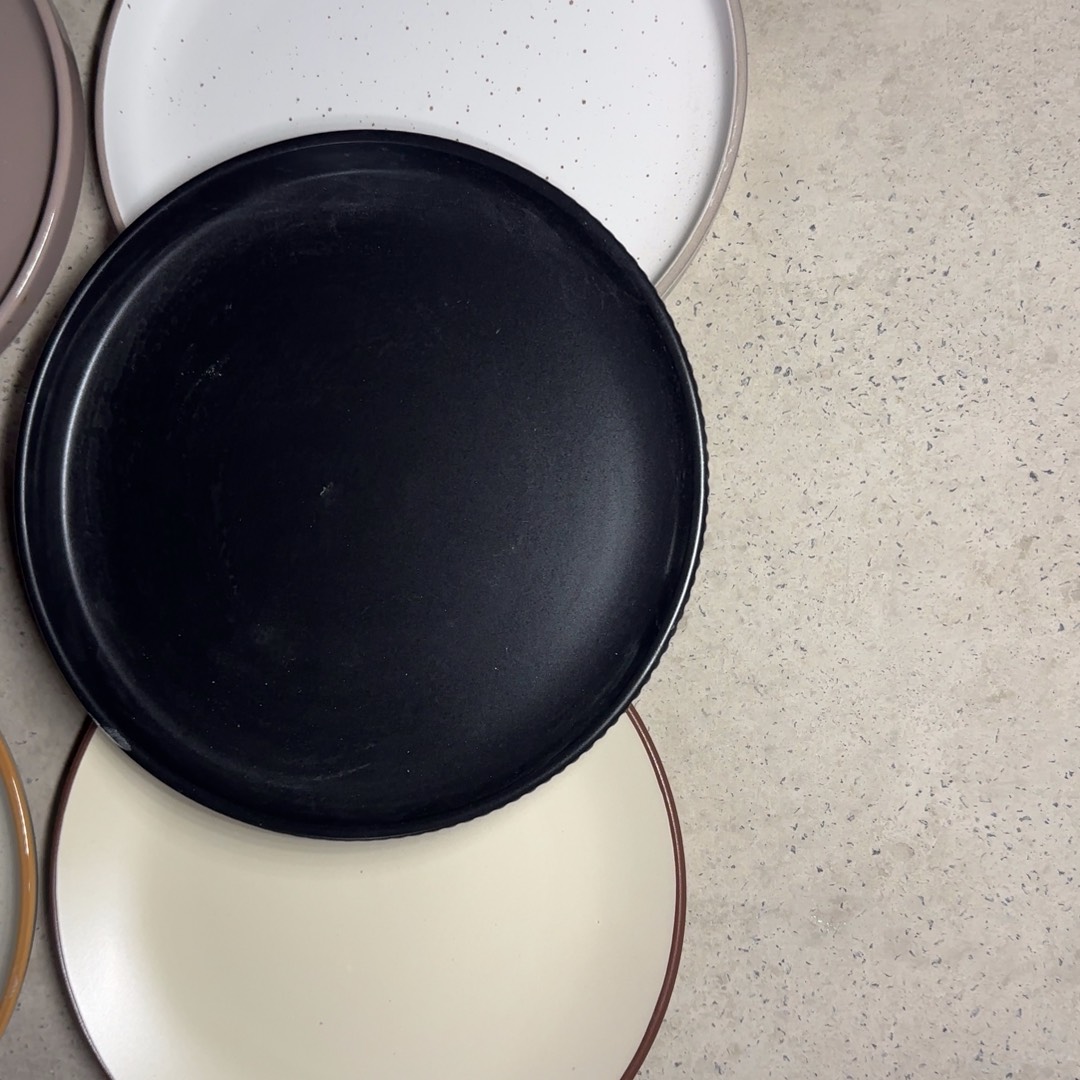 头***甩直播特惠八寸浅盘三支装微瑕