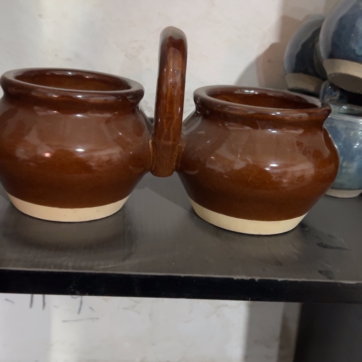 库存尾货双耳罐一个口径24