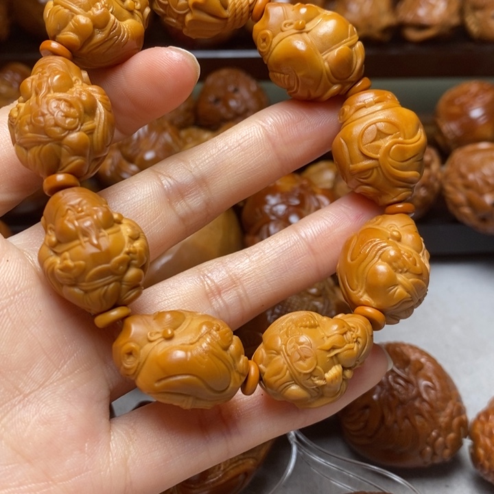 橄榄核手串/手链橄榄核核雕