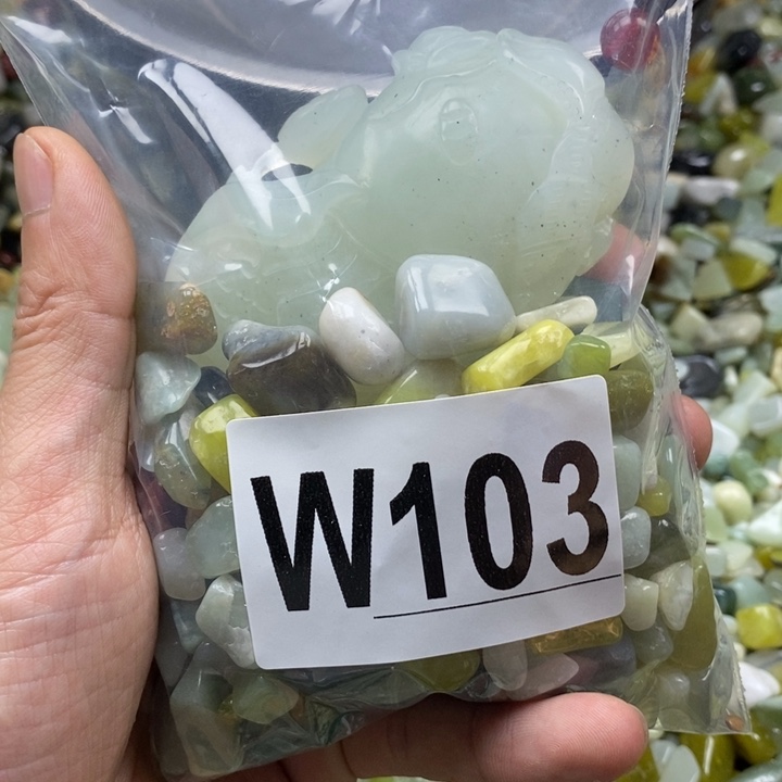 蛇纹石玉未镶嵌鱼缸石