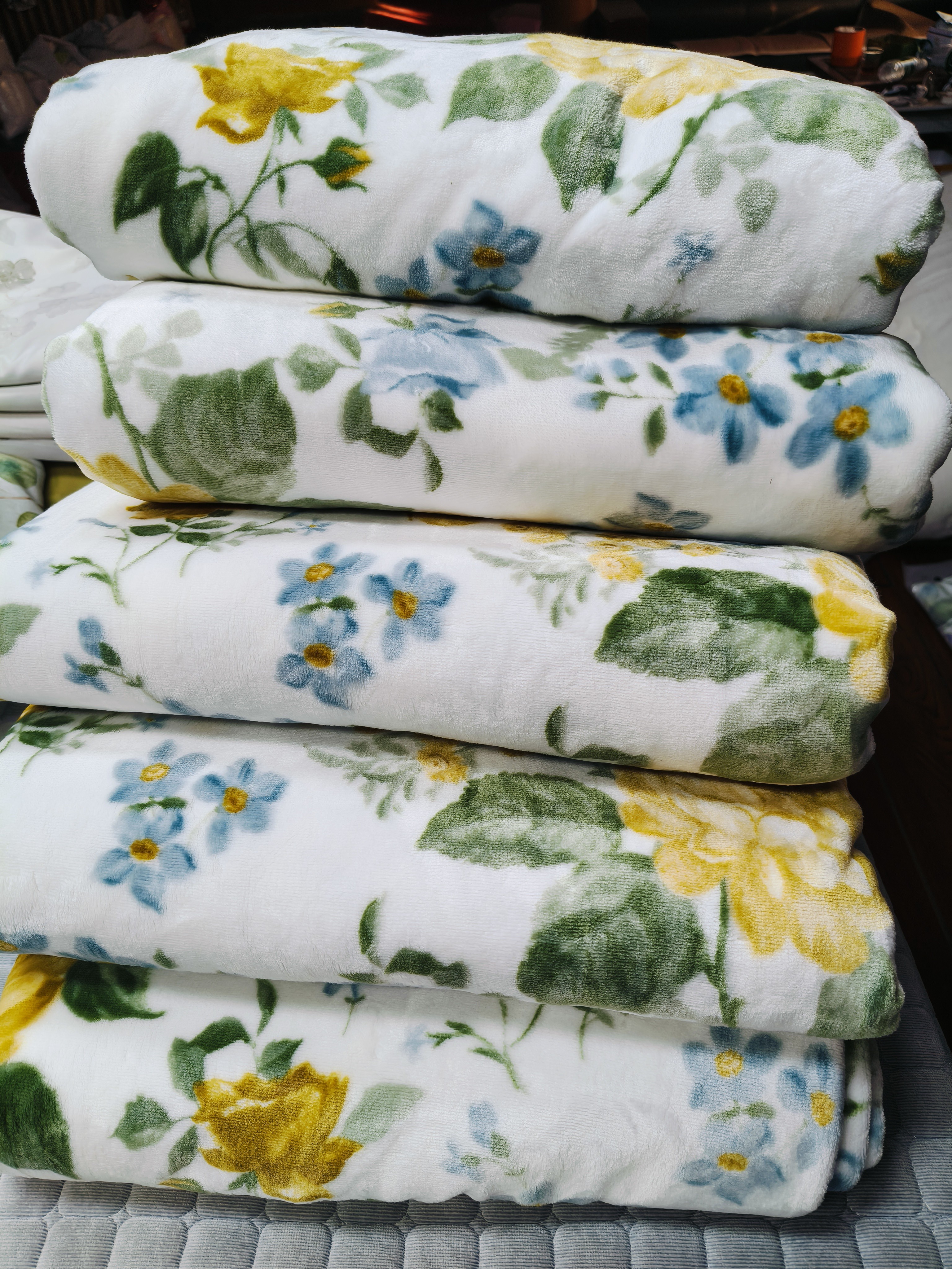 多功能盖毯休闲毯毛毯【花色】150*180