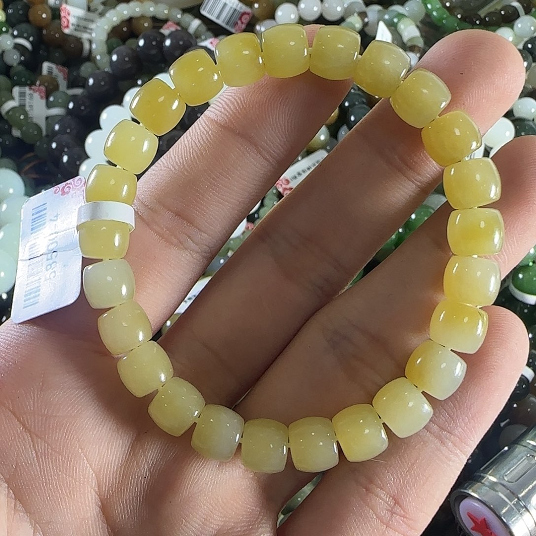 和田玉手链未镶嵌412