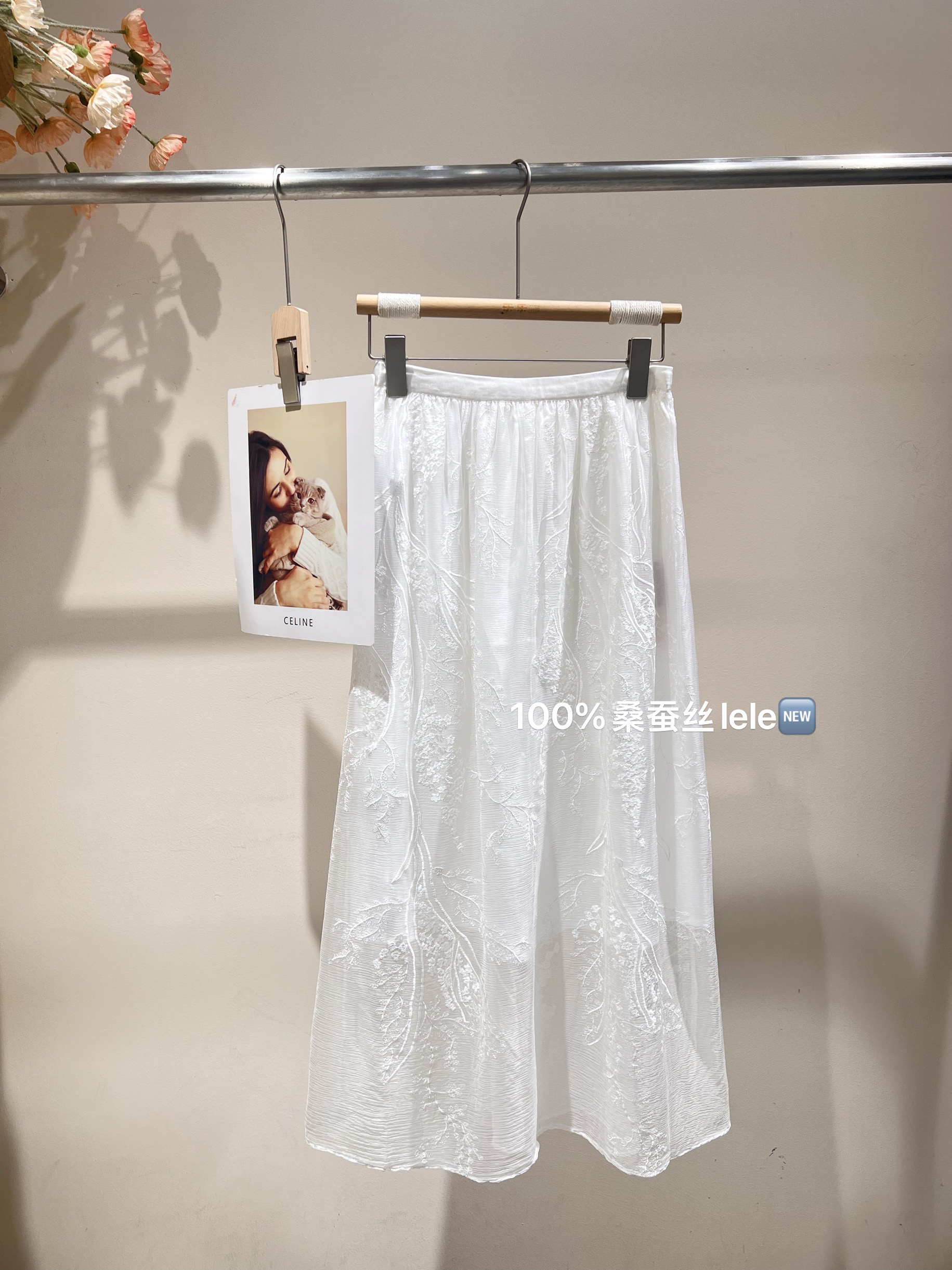 乐乐小铺-绣花半裙