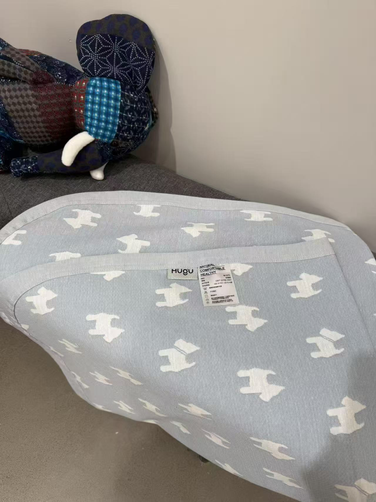 幕古(Mugu)天竺多用盖被100*120微瑕～M34（会缩水）