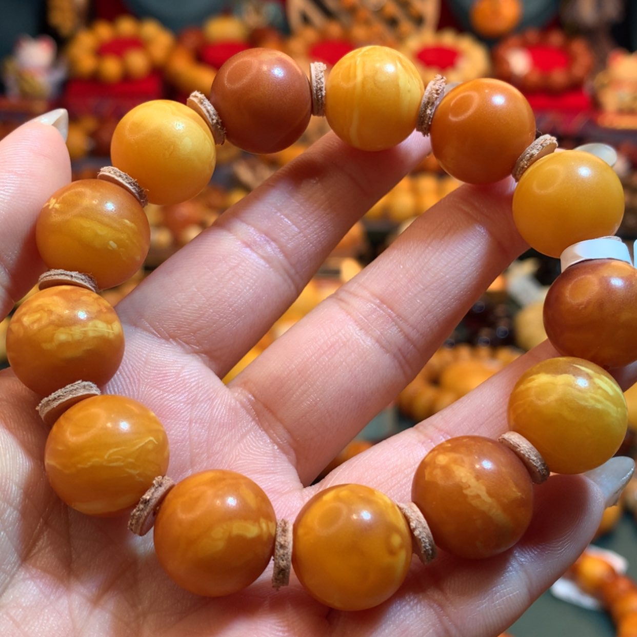 【闪购商品】蜜蜡手串未镶嵌蜜蜡手串